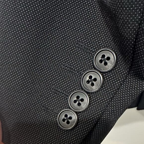 Apt 9 Blazer Men’s Slim Fit S 34-36 Black Sport Coat Jacket EUC - Picture 8 of 8